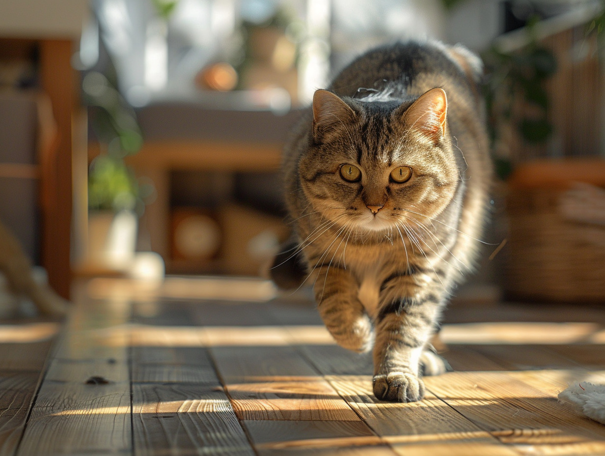 chat électrocuté