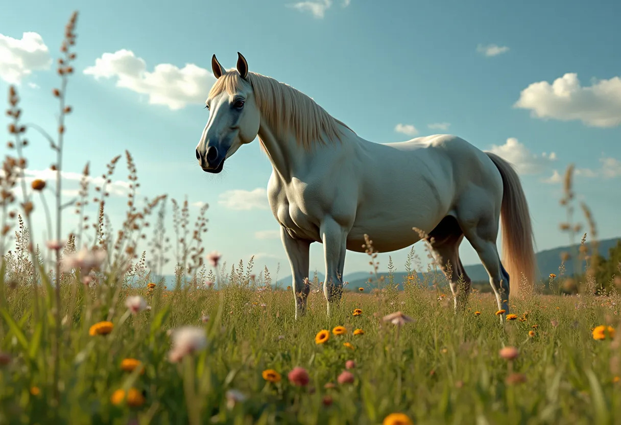 cheval géant