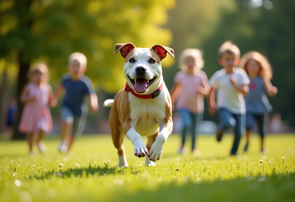 chien staffy